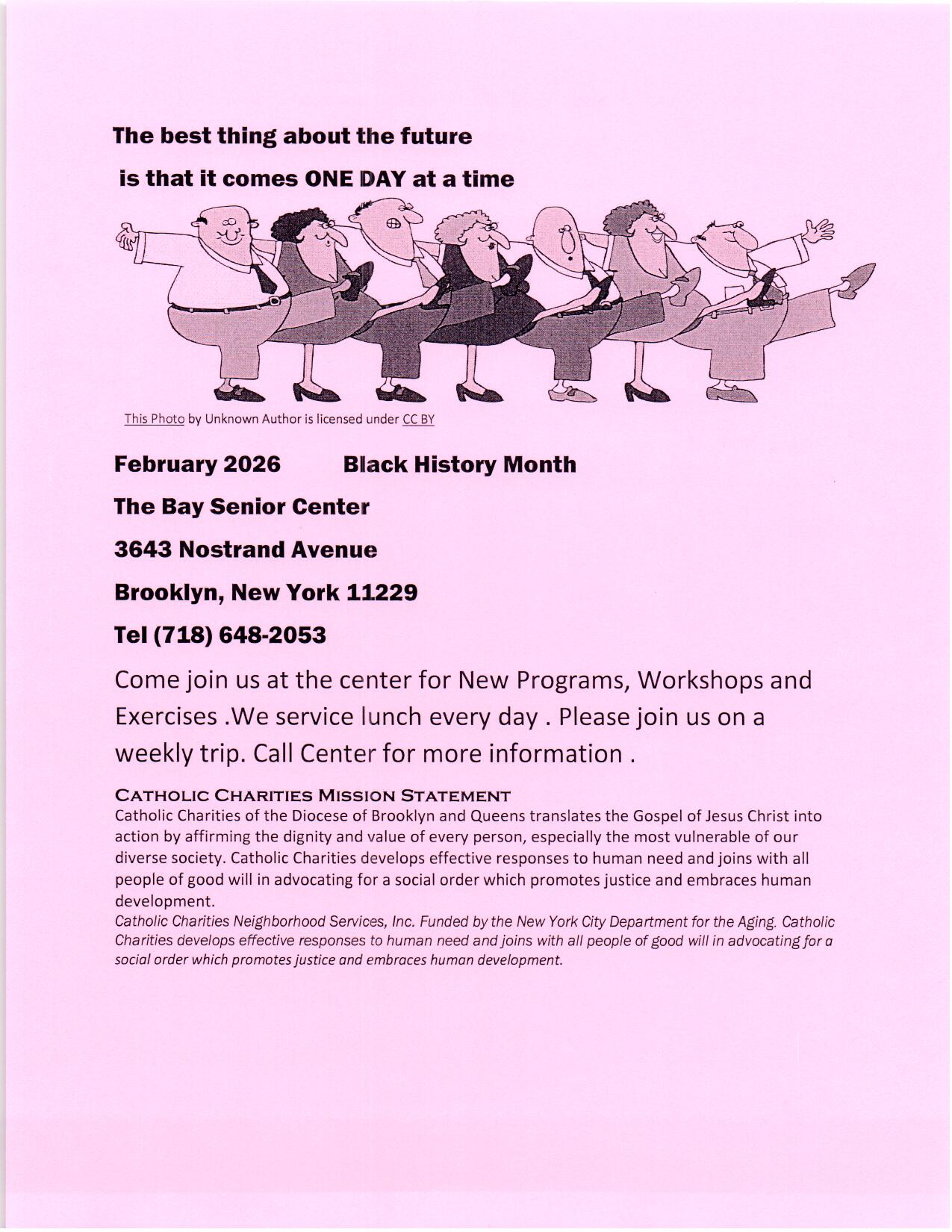 THE BAY CENTER NEWSLETTER FEBRUARY 2026 COVER IMAGE