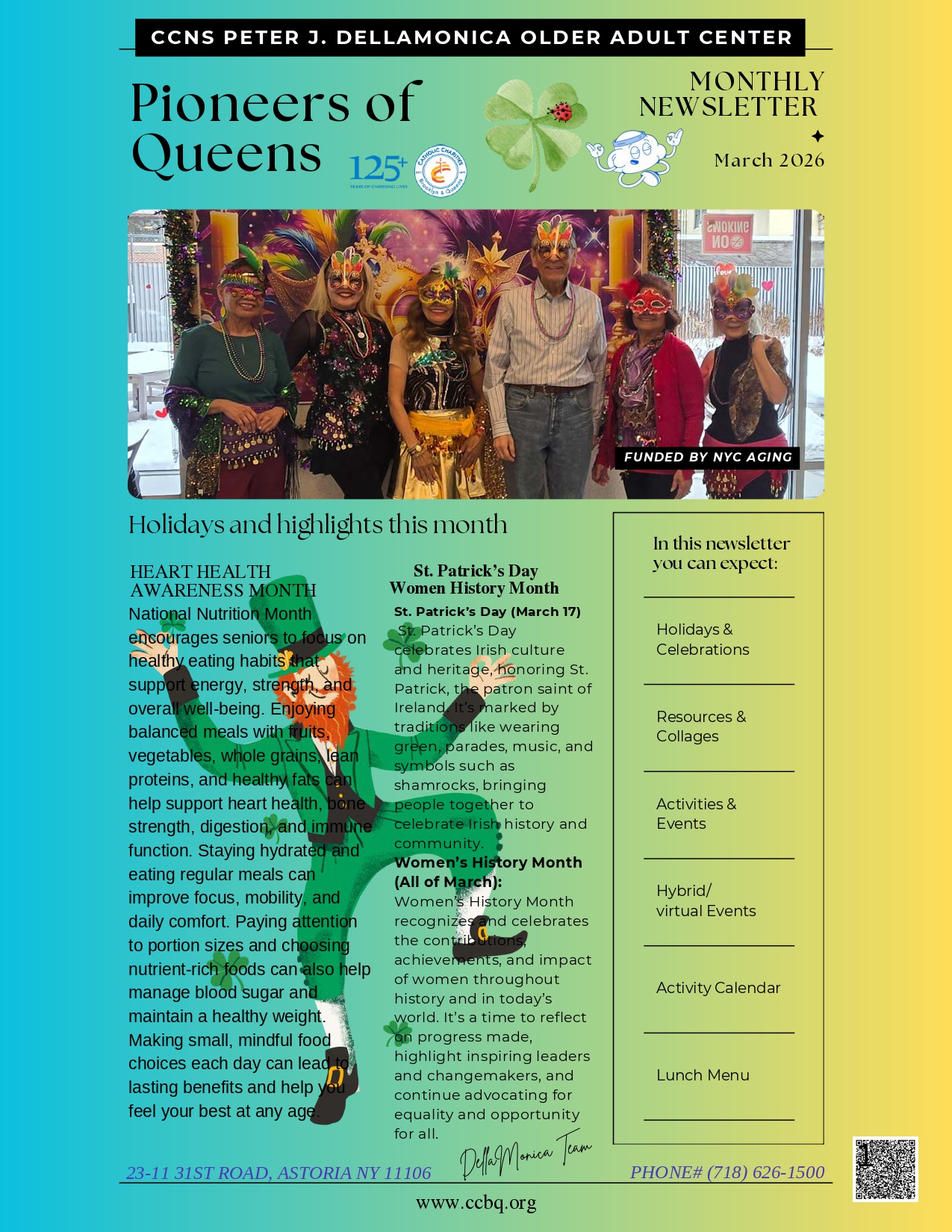 DELLAMONICA NEWSLETTER COVER MARCH 2026