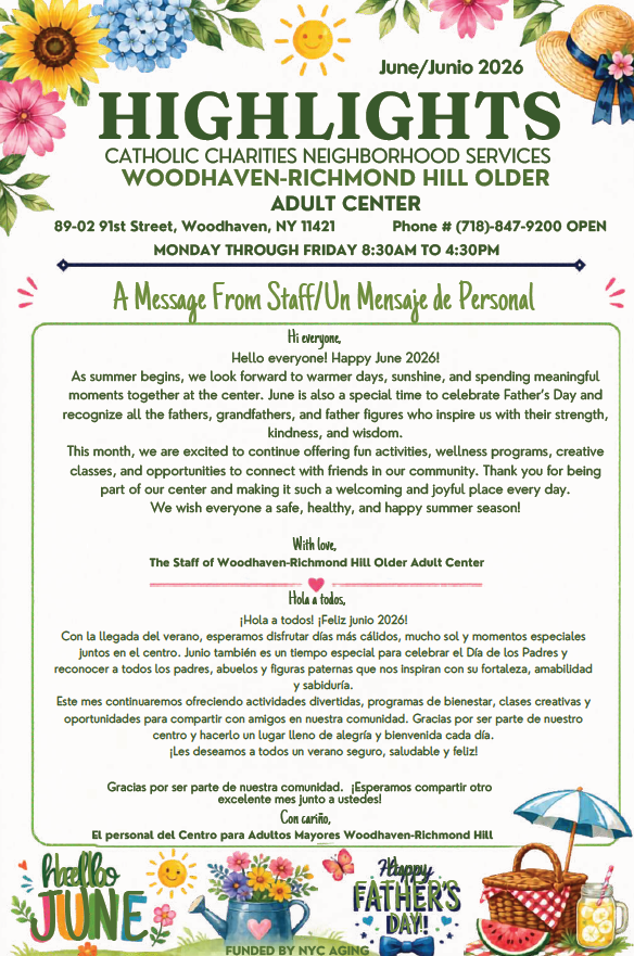 Woodhaven Newsletter June 2026